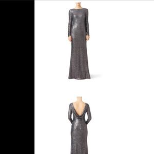 Badgley Mischka sequin gown